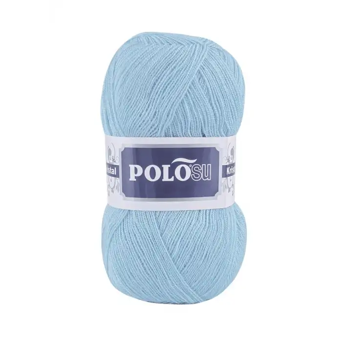 Polosu Kristal Lif İpi 5li Paket(Bebe Mavi)-Psk01-27