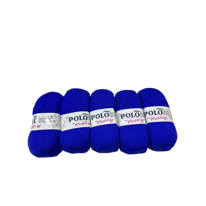 Polosu Kristal Lif İpi 5li Paket(Saks Mavi)-Psk01-12