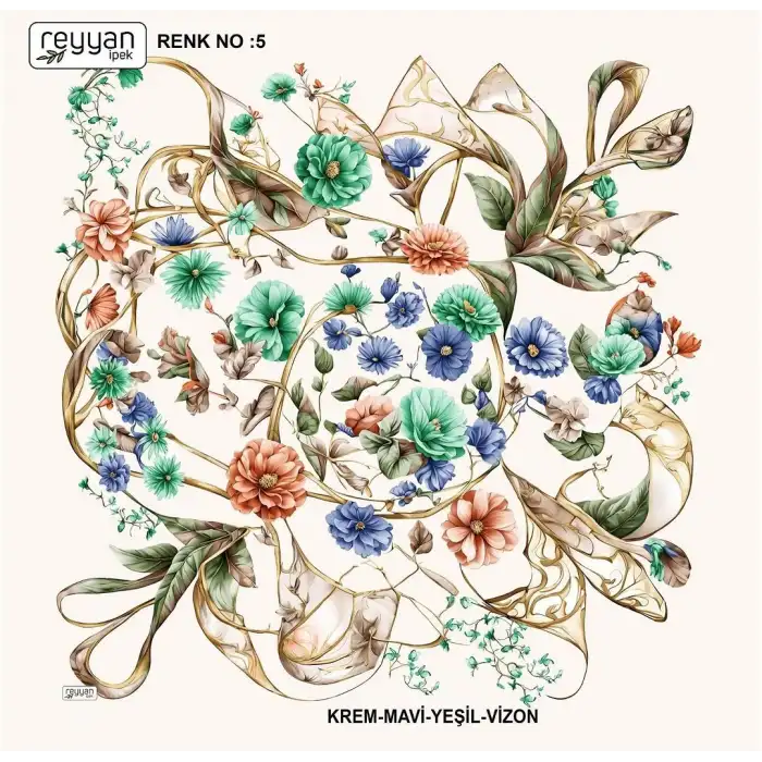 Reyyan Desenli Oyalık Yazma (ryyn-399-08)