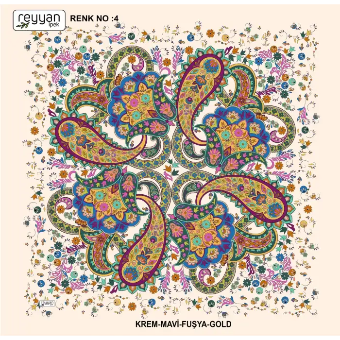 Reyyan Desenli Oyalık Yazma (ryyn-413-16)