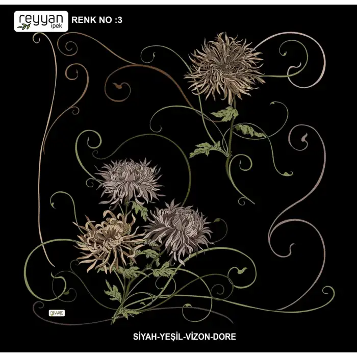 Reyyan Desenli Oyalık Yazma (ryyn-414-16)