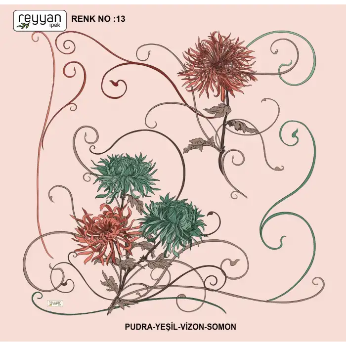 Reyyan Desenli Oyalık Yazma (ryyn-414-20)