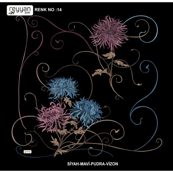 Reyyan Desenli Oyalık Yazma (ryyn-414-21)