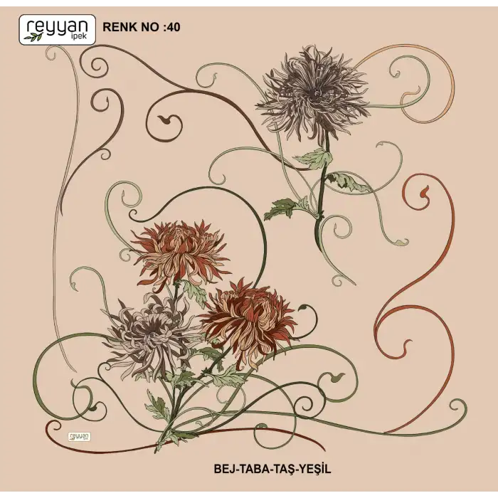 Reyyan Desenli Oyalık Yazma (ryyn-414-29)