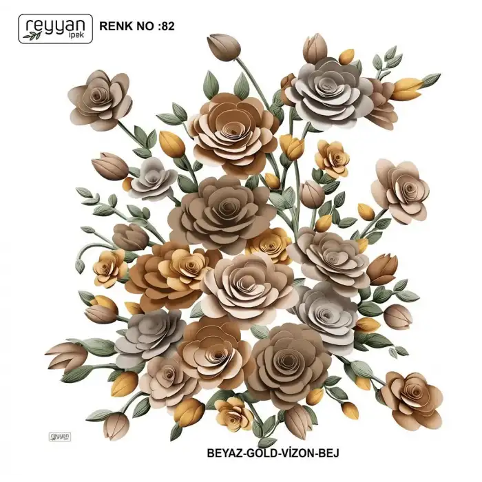 Reyyan Desenli Oyalık Yazma (ryyn-418-13)