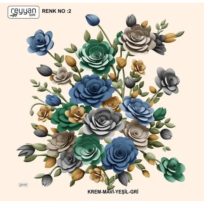 Reyyan Desenli Oyalık Yazma (ryyn-418-23)