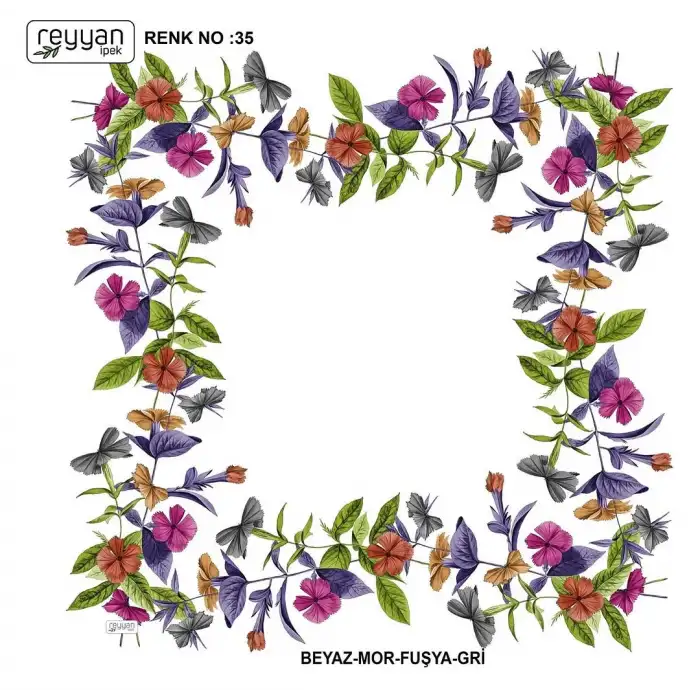 Reyyan Desenli Oyalık Yazma (ryyn-420-03)