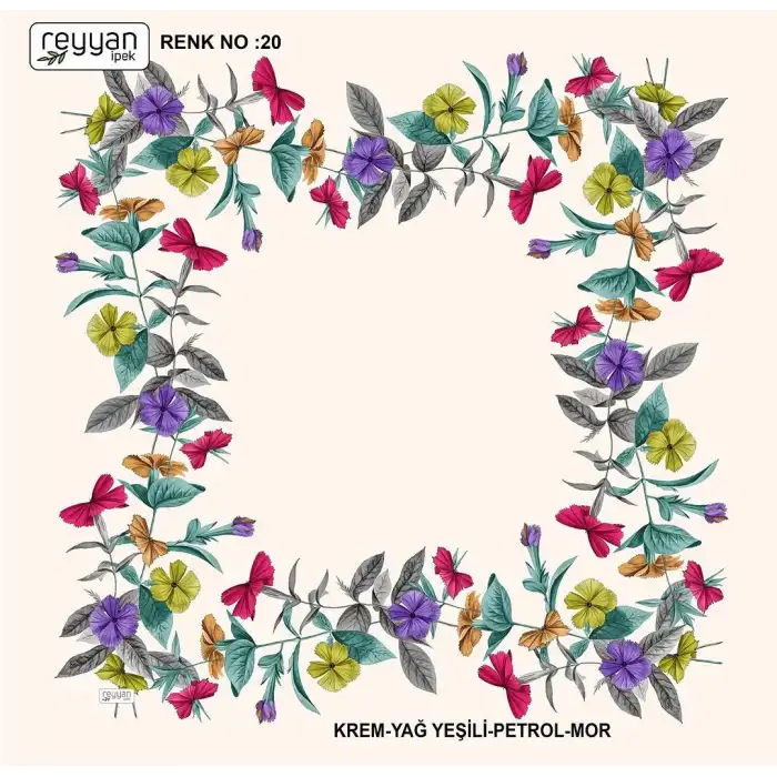 Reyyan Desenli Oyalık Yazma (ryyn-420-10)