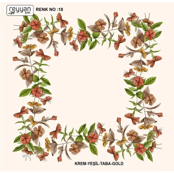 Reyyan Desenli Oyalık Yazma (ryyn-420-12)
