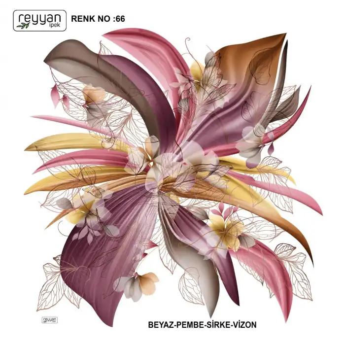 Reyyan İpek 100 cm Oyalık Yazma (ryyn-374-18)
