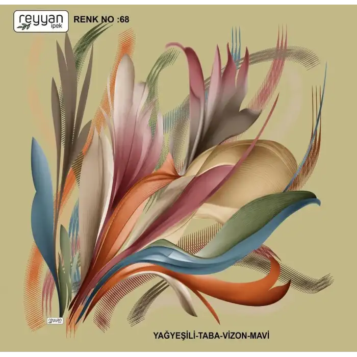 Reyyan İpek 100 cm Oyalık Yazma (ryyn-379-12)
