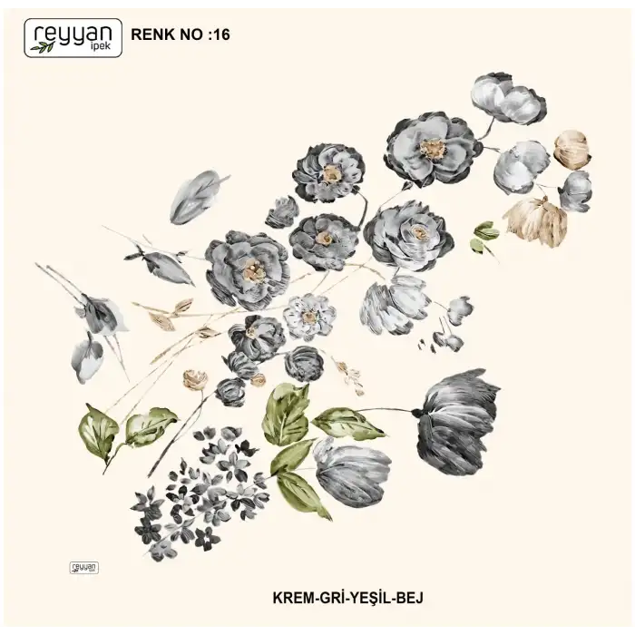 Reyyan İpek 100 cm Oyalık Yazma (ryyn-394-21)