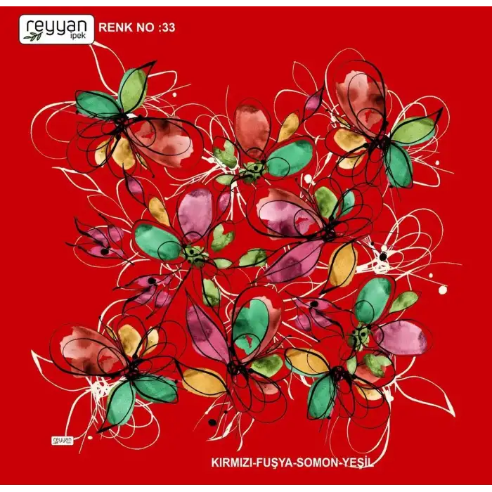 Reyyan İpek 100 cm Oyalık Yazma (ryyn-397-23)