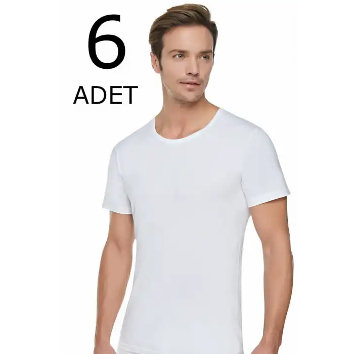 Tutku Erkek Kollu Atlet Beyaz (tea02)
