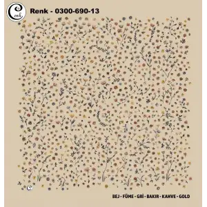 Cenk 100cm Oyalık Yazma (Cnk-690-13)