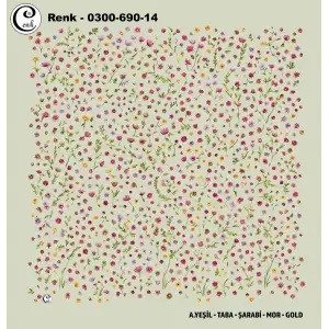Cenk 100cm Oyalık Yazma (Cnk-690-14)