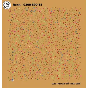 Cenk 100cm Oyalık Yazma (Cnk-690-18)