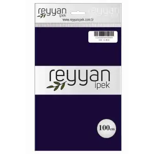 Reyyan İpek 100 Cm Düz Poşetli Yazma (Koyu Mor)-068