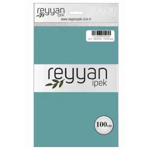 Reyyan İpek 100 Cm Düz Poşetli Yazma (Pastel Turkuaz)-149