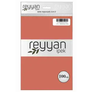 Reyyan İpek 100 Cm Düz Poşetli Yazma (Mandalina)-151