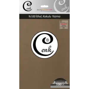 Cenk Düz 100 cm Poşetli Oyalık Yazma -(Deve Tüyü)-(301-054)