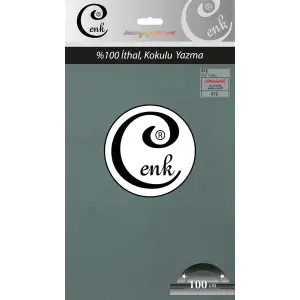 Cenk Düz 100 cm Poşetli Oyalık Yazma -(Küf Yeşili)-(301-072)