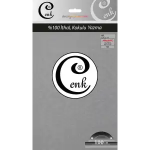 Cenk Düz 100 cm Poşetli Oyalık Yazma -(Gümüş Gri)-(301-118)