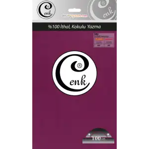 Cenk Düz 100 cm Poşetli Oyalık Yazma -(Soğan Kabuğu)-(301-080)