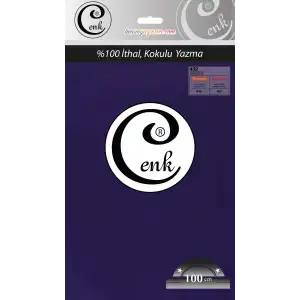 Cenk Düz 100 cm Poşetli Oyalık Yazma -(İspirto)-(301-432)