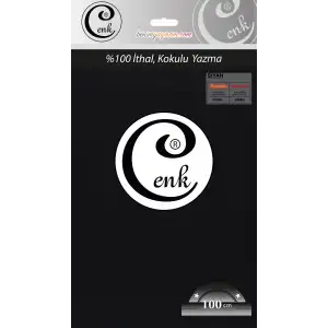 Cenk Düz 100 cm Poşetli Oyalık Yazma -(Siyah)-(301-999)