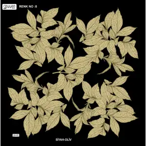 Reyyan İpek 100 cm Desenli Oyalık Yazma (ryyn-442-18)