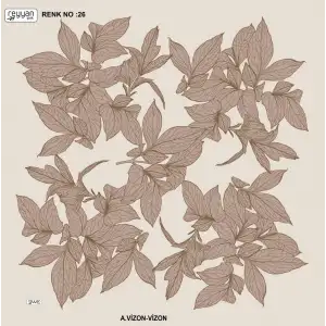 Reyyan İpek 100 cm Desenli Oyalık Yazma (ryyn-442-22)