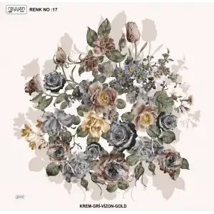 Reyyan İpek 100 cm Desenli Oyalık Yazma (ryyn-443-02)