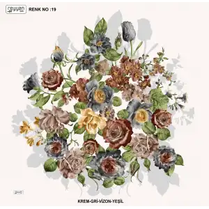 Reyyan İpek 100 cm Desenli Oyalık Yazma (ryyn-443-05)
