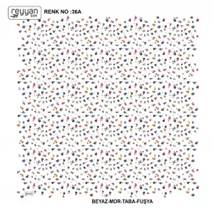 Reyyan İpek 100 cm Desenli Oyalık Yazma (ryyn-444-13)