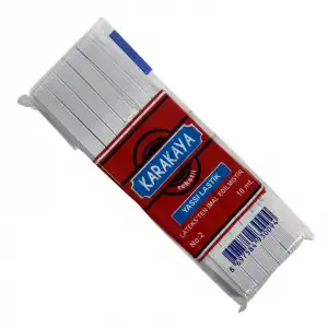 Karakaya Yassı 2 no Lastikleri 10m. Beyaz (ti01-11)