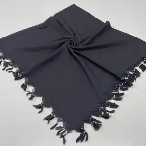 Firuze Düz Renk Sökme Boncuklu Koton Yazma (sm-48-12)