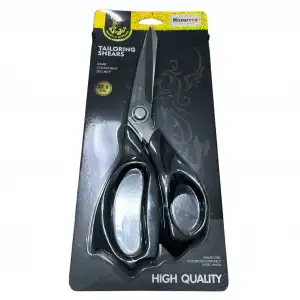 Nazarone 8 inc Paslanmaz Çelik Büyük Siyah Makas (MK05-01)