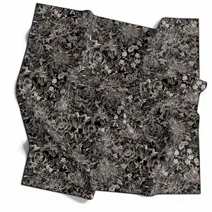 Mono Scarfs El Dikişli Dijital Soft Eşarp-soft10-14