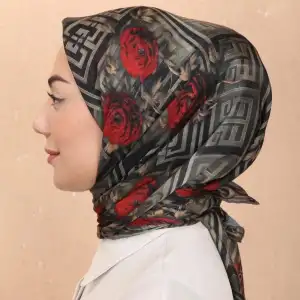 Locella El Dikişli Dijital Soft Eşarp-soft16-01