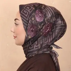 Locella El Dikişli Dijital Soft Eşarp-soft16-03