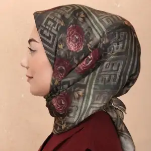 Locella El Dikişli Dijital Soft Eşarp-soft16-07