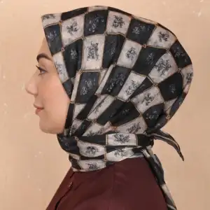 Locella El Dikişli Dijital Soft Eşarp-soft17-02