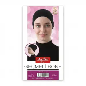 Aydın Penye Geçmeli Siyah Bone (PB06-03)