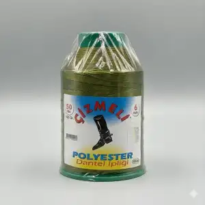 Çizmeli 100 gr. Polyester Oya İpi - (Renk no:371)