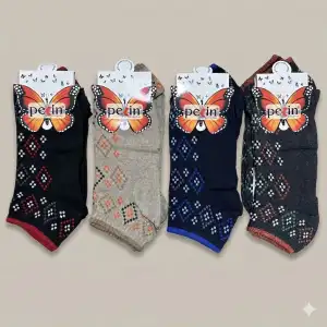 Pelin Kadın Patik Çorap (12 adet) - (KPÇ-01-04)