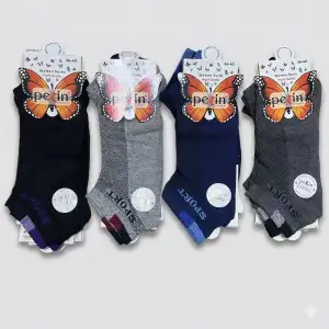 Pelin Kadın Patik Çorap (12 adet) - (KPÇ-01-06)