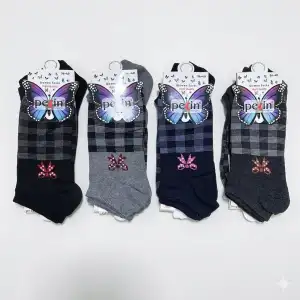 Pelin Kadın Patik Çorap (12 adet) - (KPÇ-01-09)