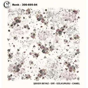 Cenk 100 cm Desenli Oyalık Yazma (Cnk-695-04)
