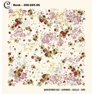 Cenk 100 cm Desenli Oyalık Yazma (Cnk-695-06)